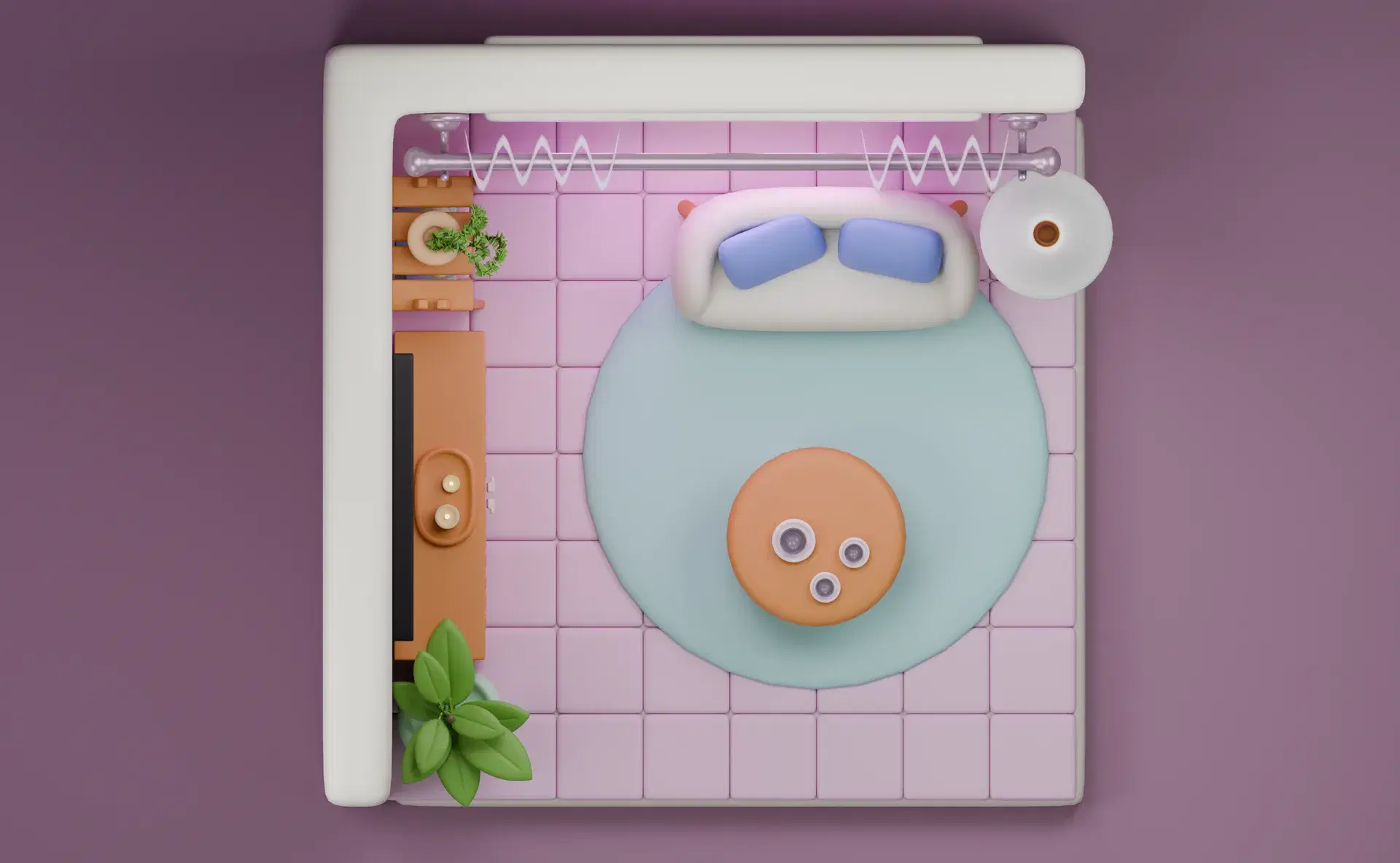 A unit explored in Layout's 3D viewer